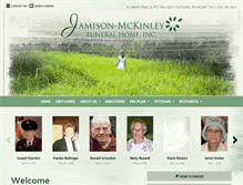 Tablet Screenshot of jamisonfuneralhome.com